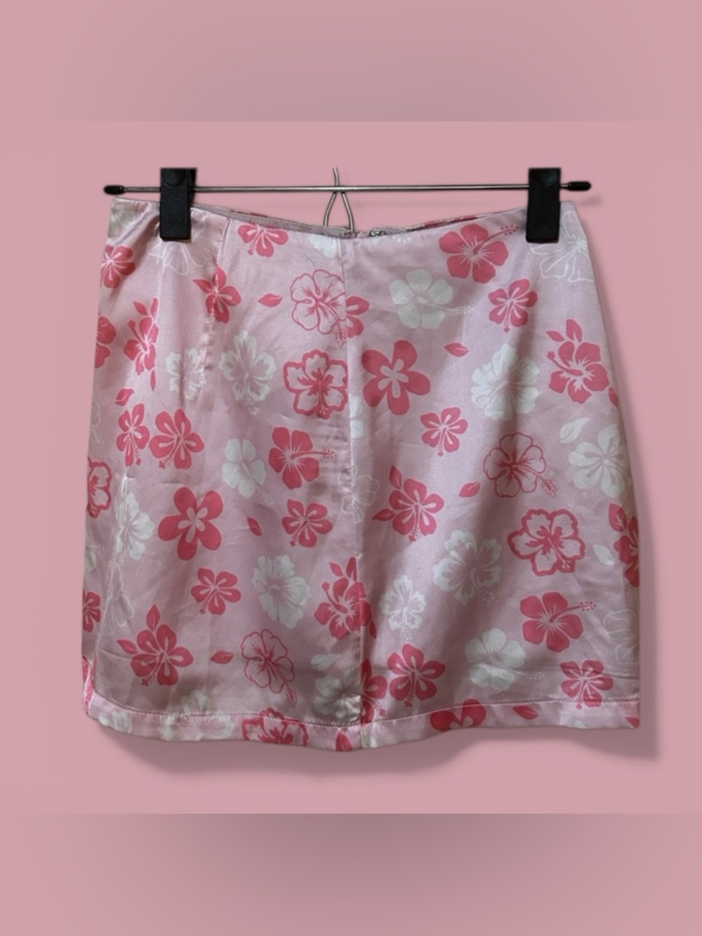 Pink Floral Skirt